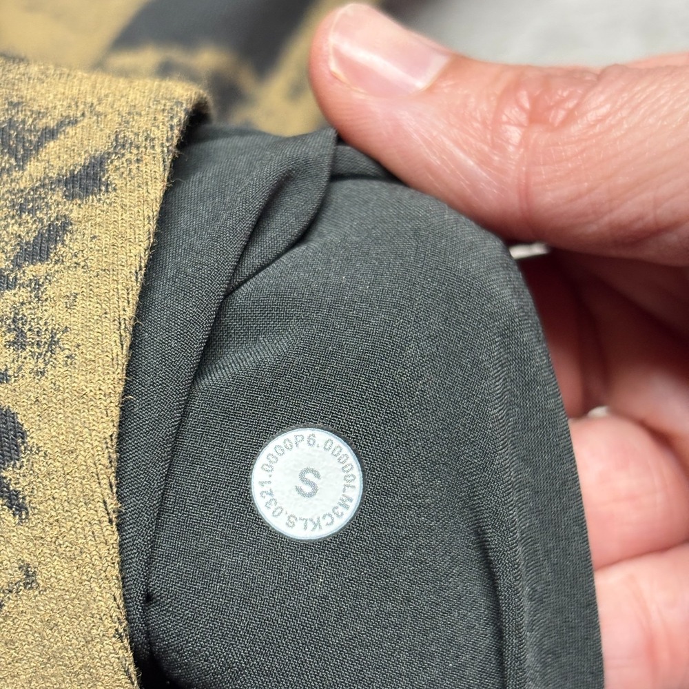 Lululemon City Sweat Pullover Hoodie Mens S Slim Fit Brown & Black Camo LM3CKLS - Picture 4 of 6